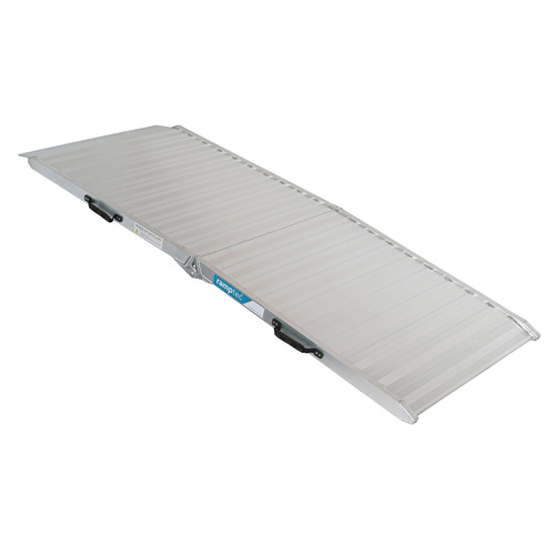 Ramptec 7Ft / 2100Mm x 73cm Aluminium Ramp Folds To 1018Mm Access Wheelchairs Disability 400Kg