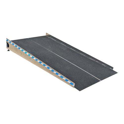 1900mm x 1000mm Aluminium Access/Garage Ramp anti slip surface - Adjustable up to 190mm